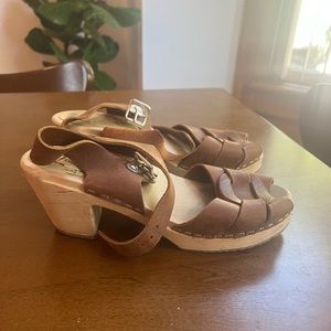 Lotta from Stockholm Leather Clogs